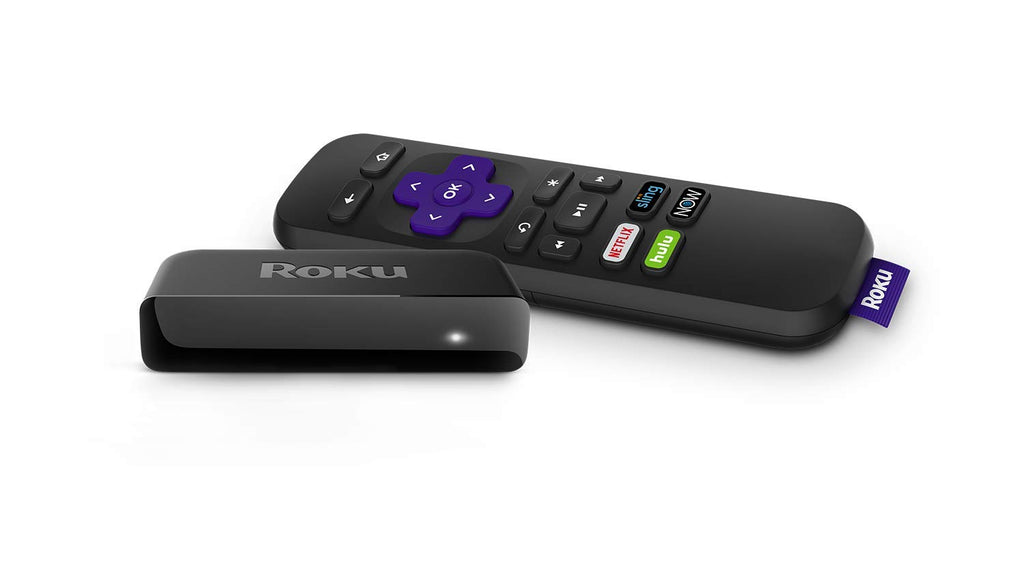 HD/4K/HDR Streaming Media Player with Remote and HDMI Cable, Black Z565359