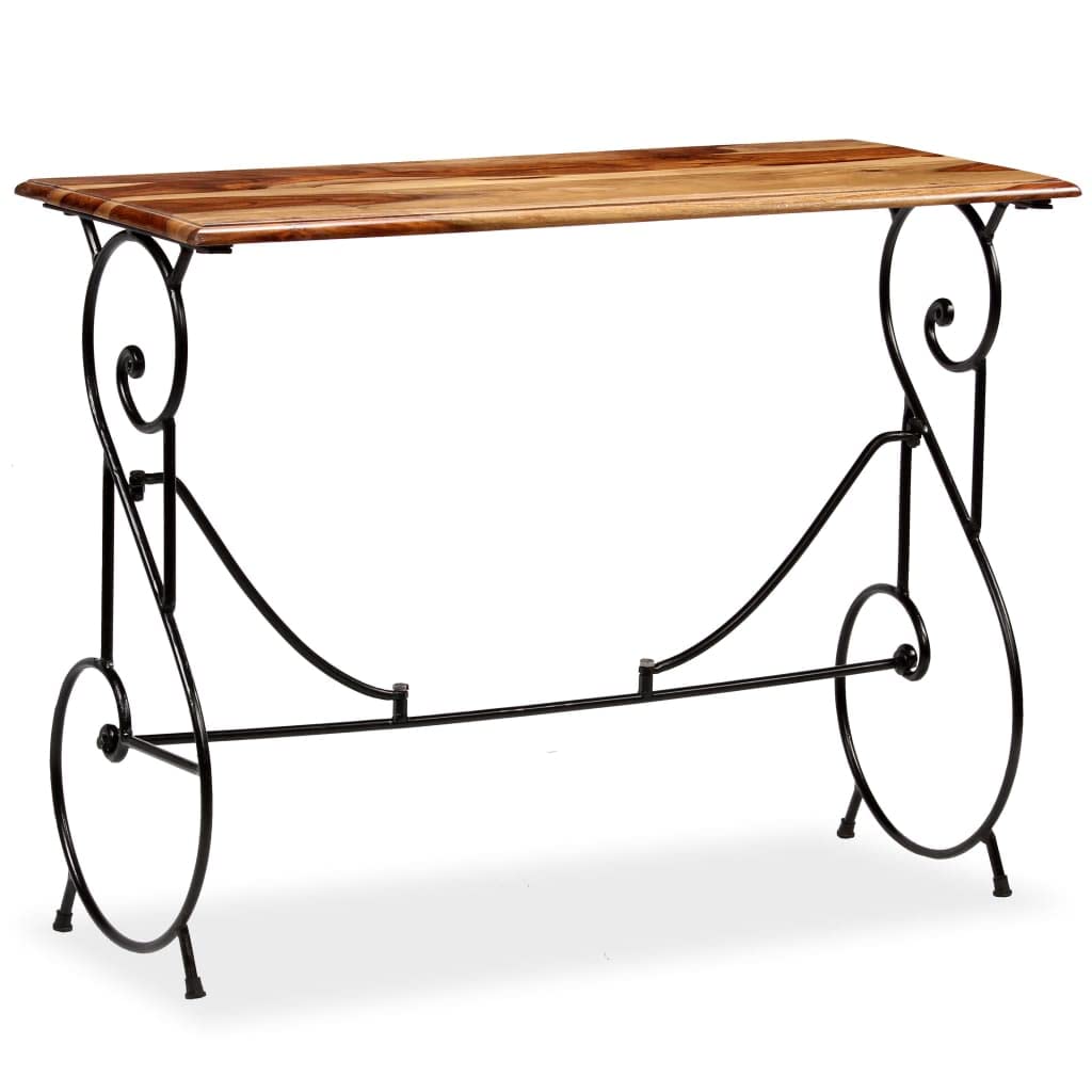 Solid Sheesham Wood Console Table Z476814