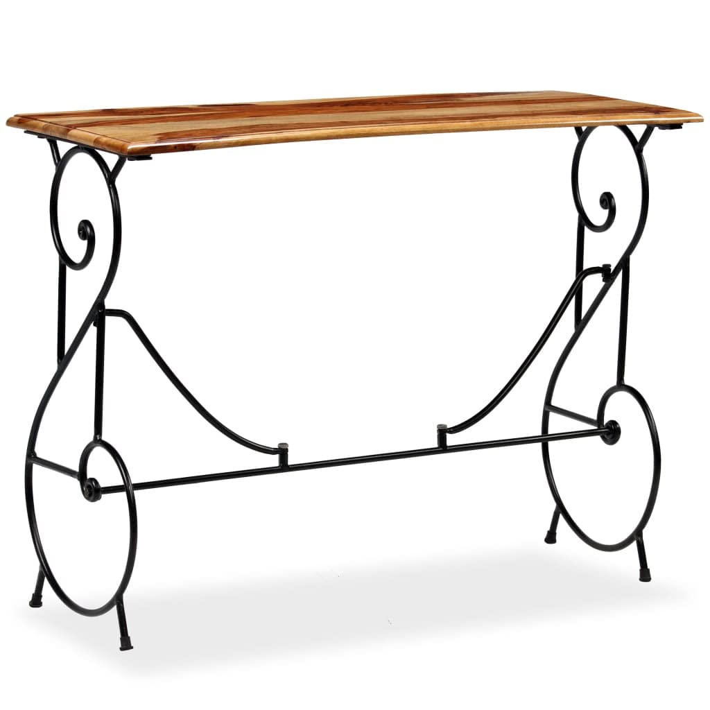 Solid Sheesham Wood Console Table Z476814