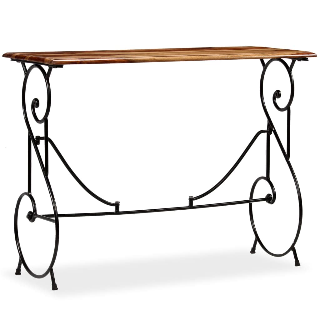 Solid Sheesham Wood Console Table Z476814
