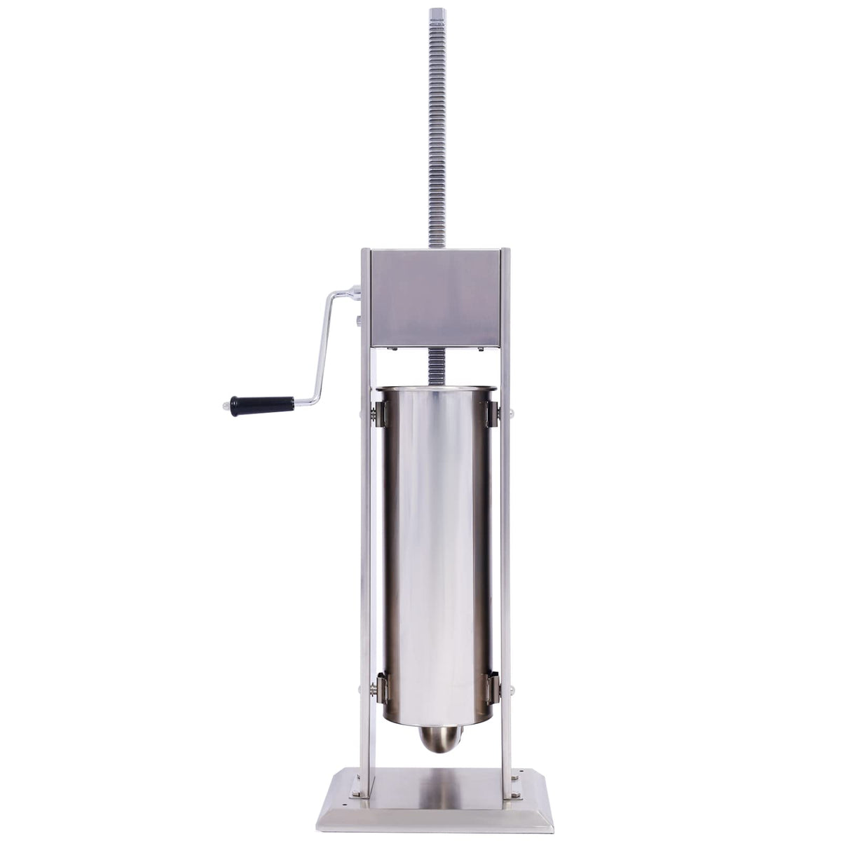 Stainless Steel 15 lb Dual-Speed Sausage Stuffer with 4 Nozzles B6972