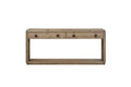 Oak Console Table with Drawers and Storage S138