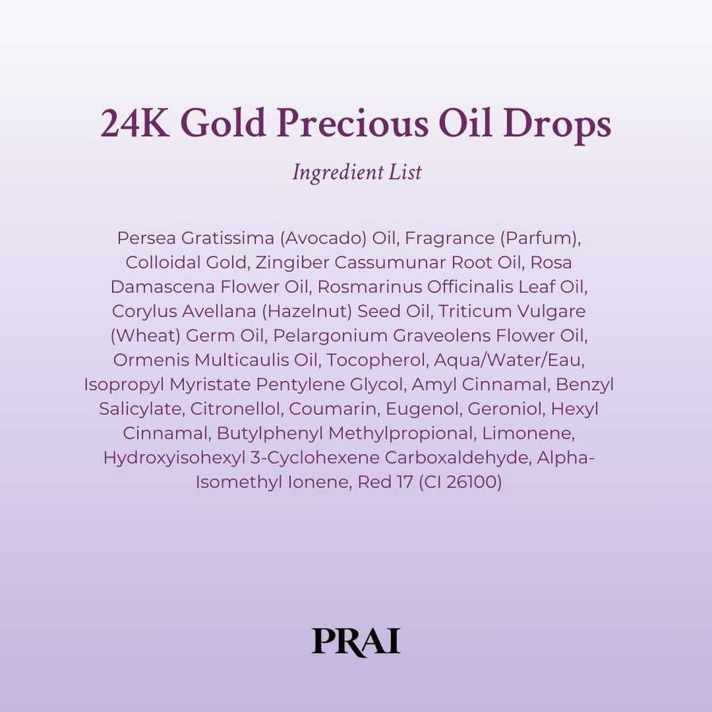 24K Gold Oil Drops 1 Oz O51980
