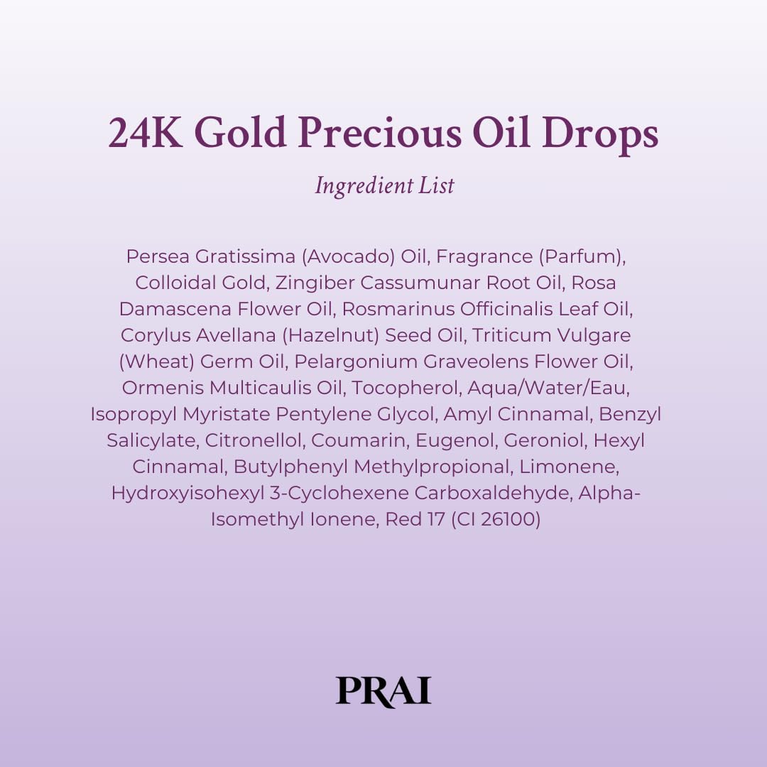 24K Gold Oil Drops 1 Oz O51980