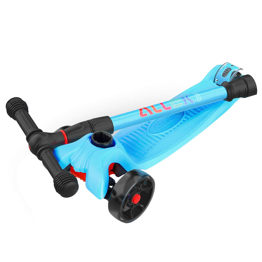 Kick Scooter with Light-Up Wheels and Adjustable Heights T476380