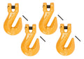 3/8" Grade 80 Clevis Grab Hooks with Pins 4 Pack A642890