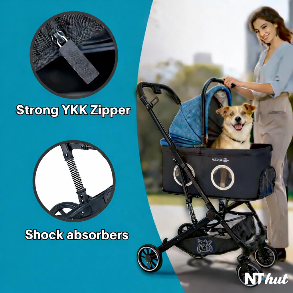 3-in-1 Pet Stroller Up to 50 lbs O408