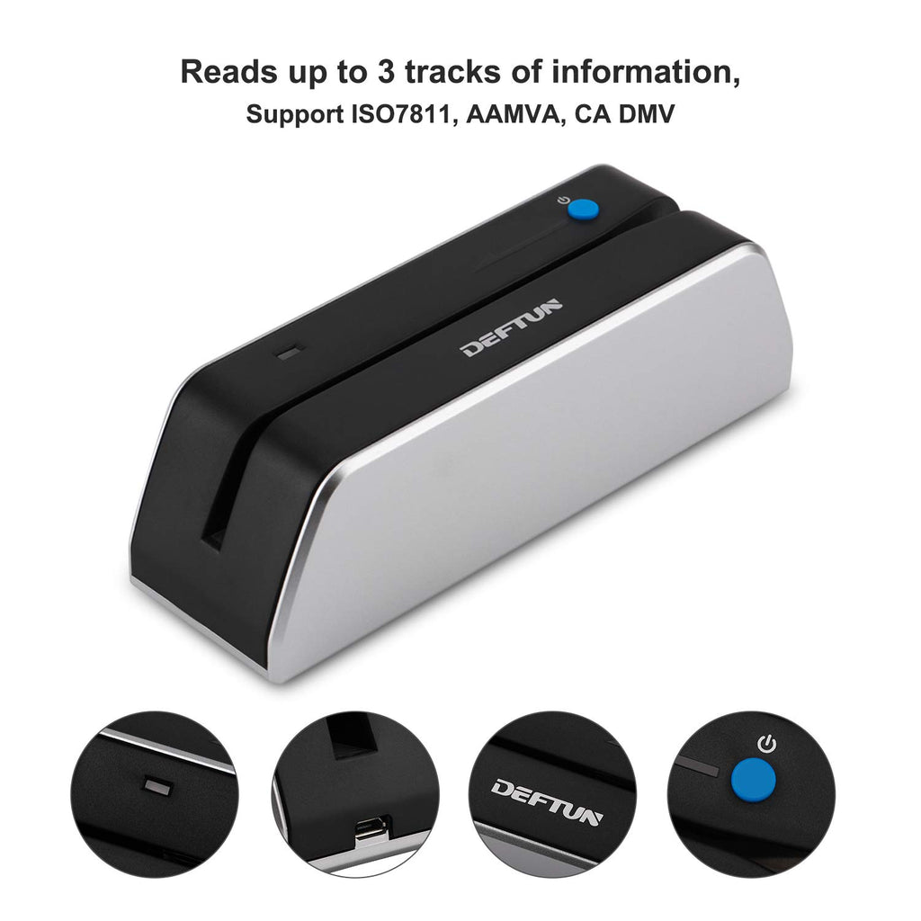 Bluetooth Stripe Card Reader Encoder Mini Portable H99950