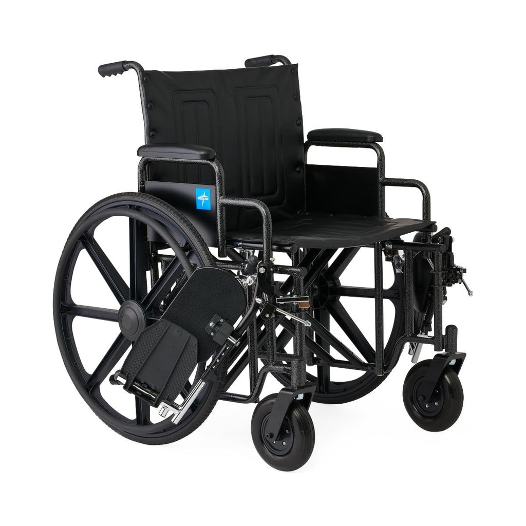 20" Bariatric Wheelchair with Elevating Leg Rests S147