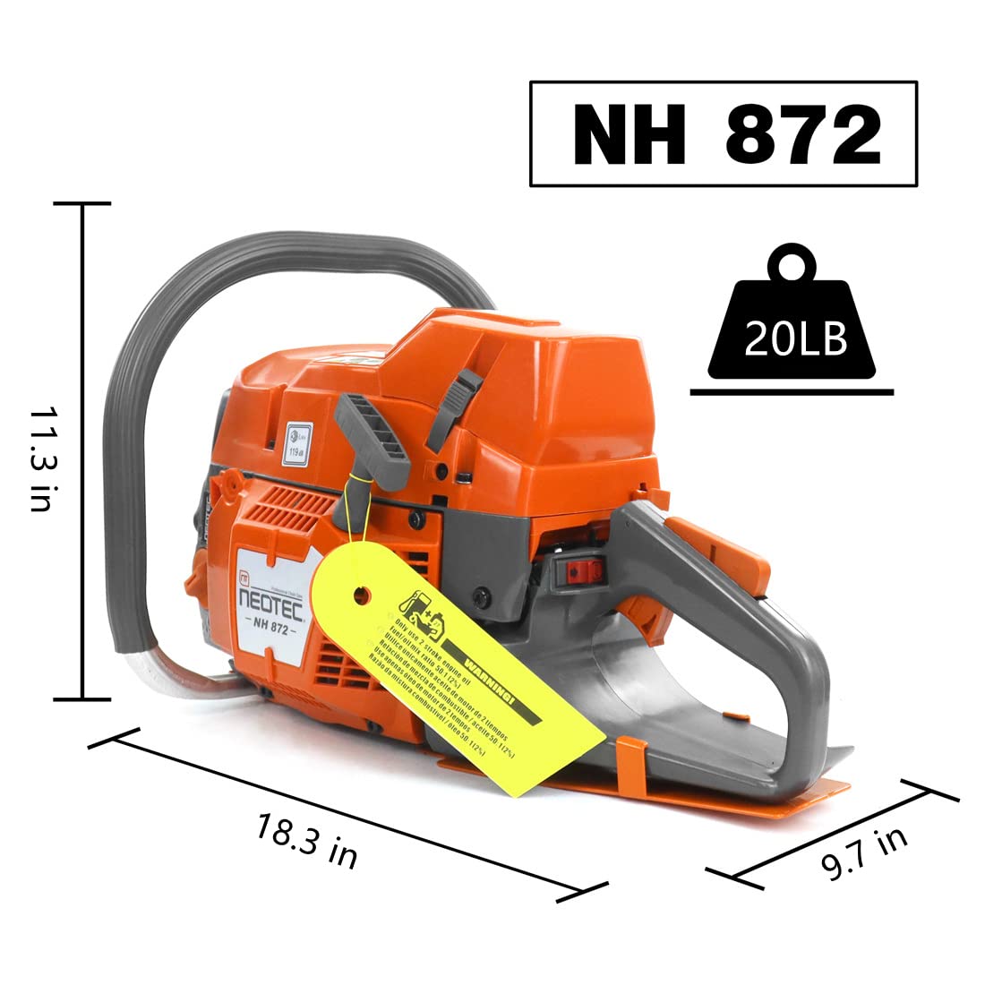 24 Inch 71cc Gas Powered Chainsaw E746919