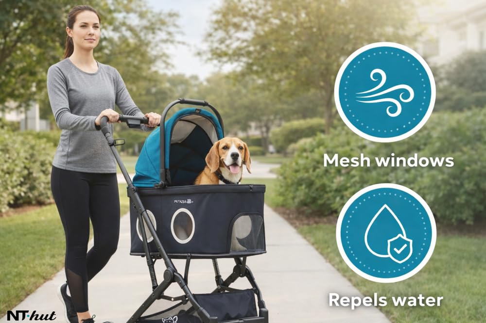 3-in-1 Pet Stroller Up to 50 lbs O408