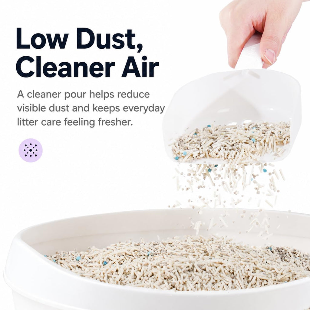 Tofu & Bentonite Mixed Cat Litter 18LB Lavender Scented Clumping S659776