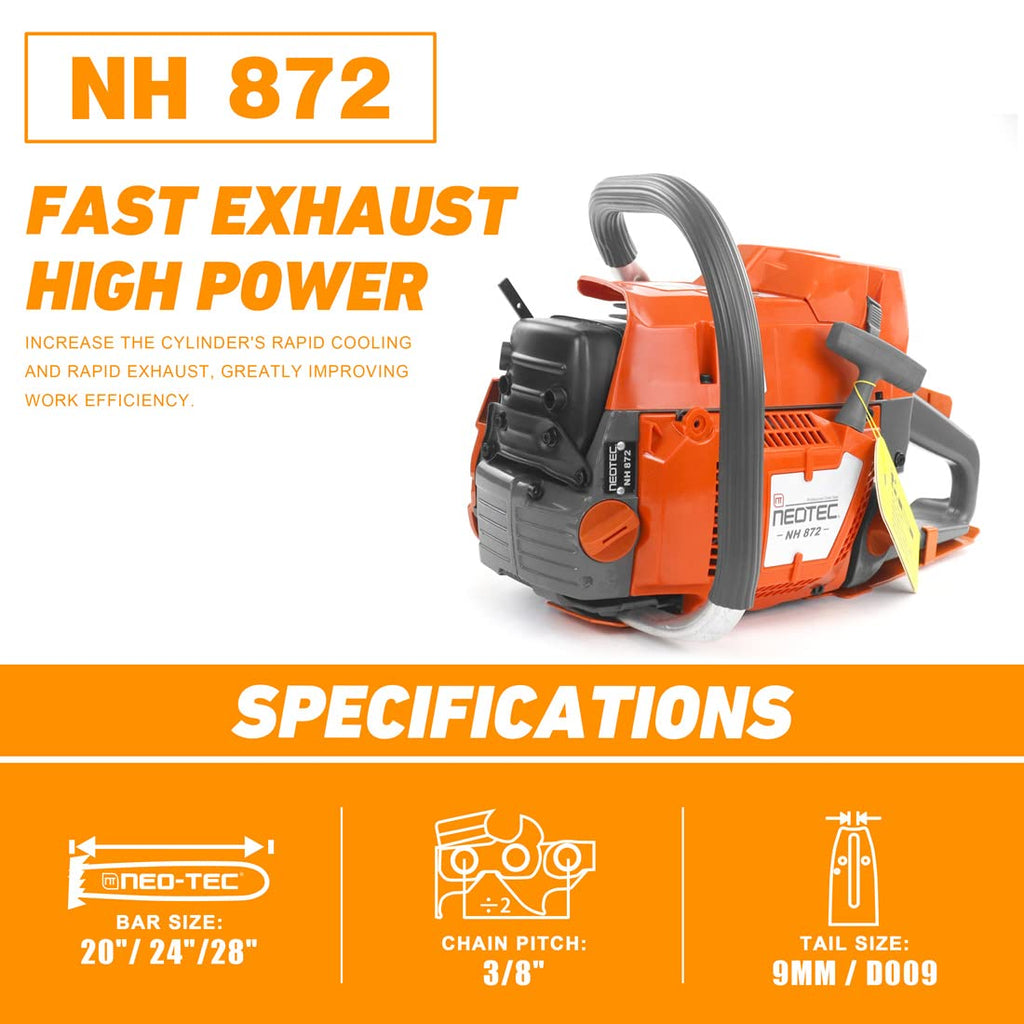 24 Inch 71cc Gas Powered Chainsaw E746919