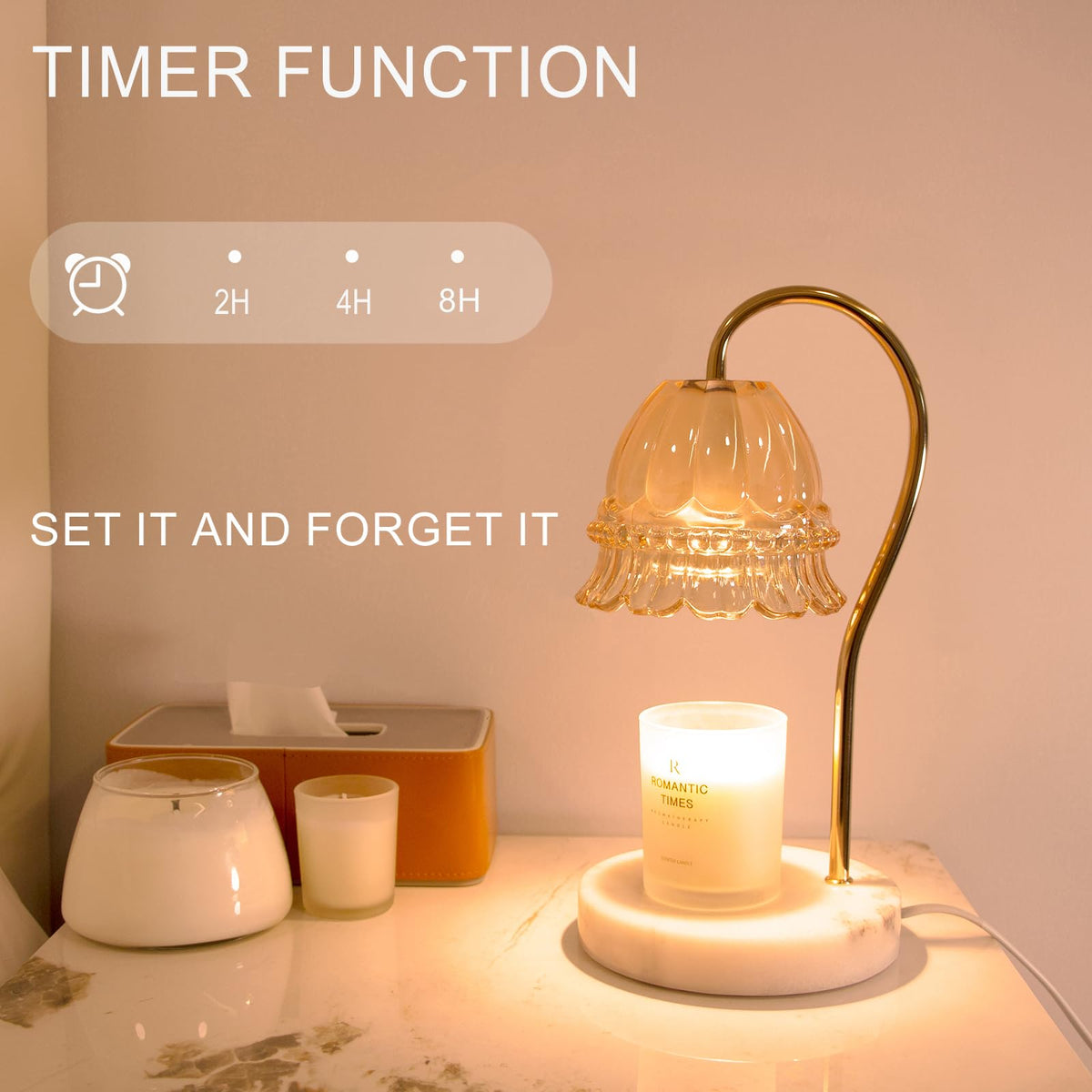 Candle Warmer Lamp with Timer & Dimmer S391727
