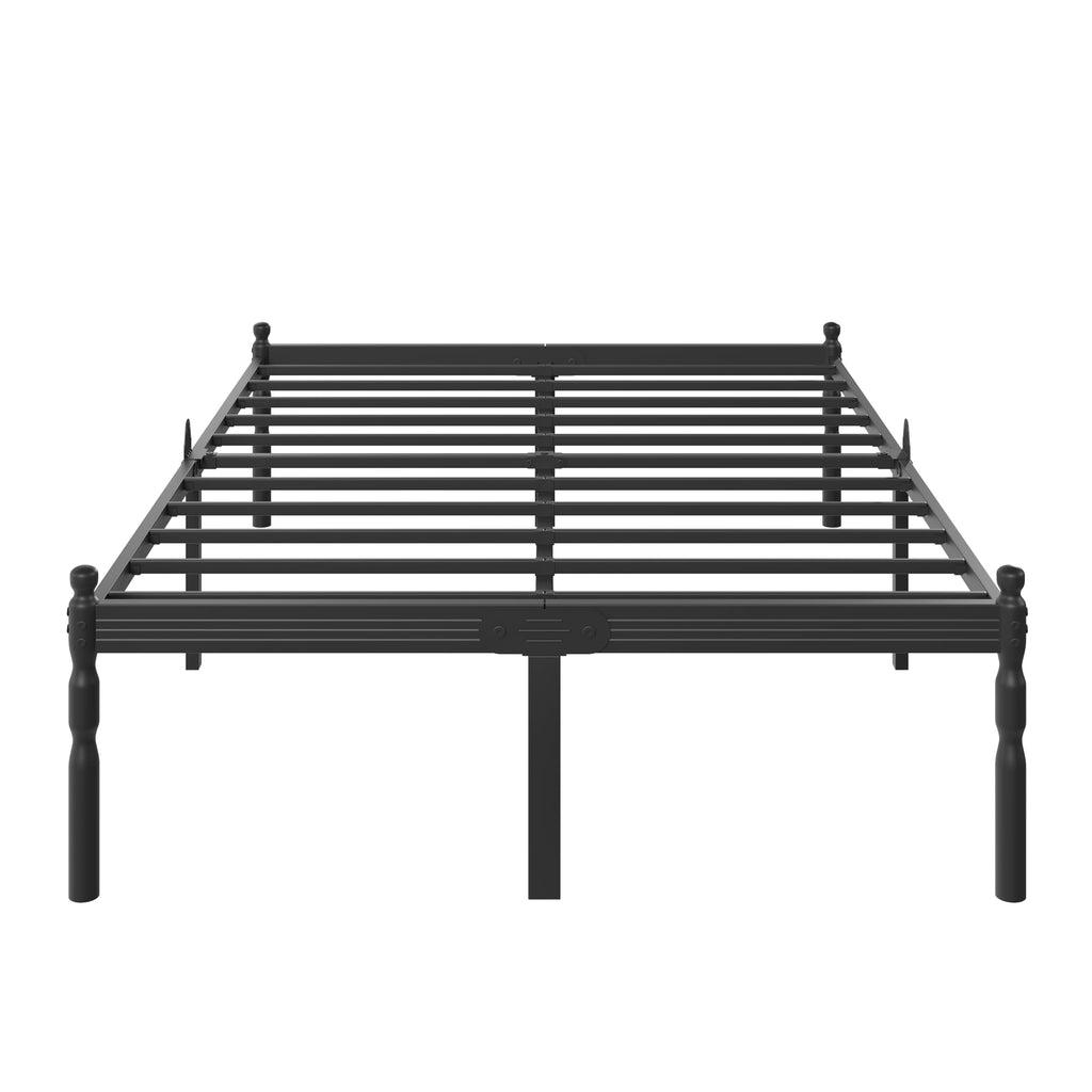 Queen Size Black Metal Bed Frame with Storage G64245
