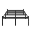 Queen Size Black Metal Bed Frame with Storage G64245