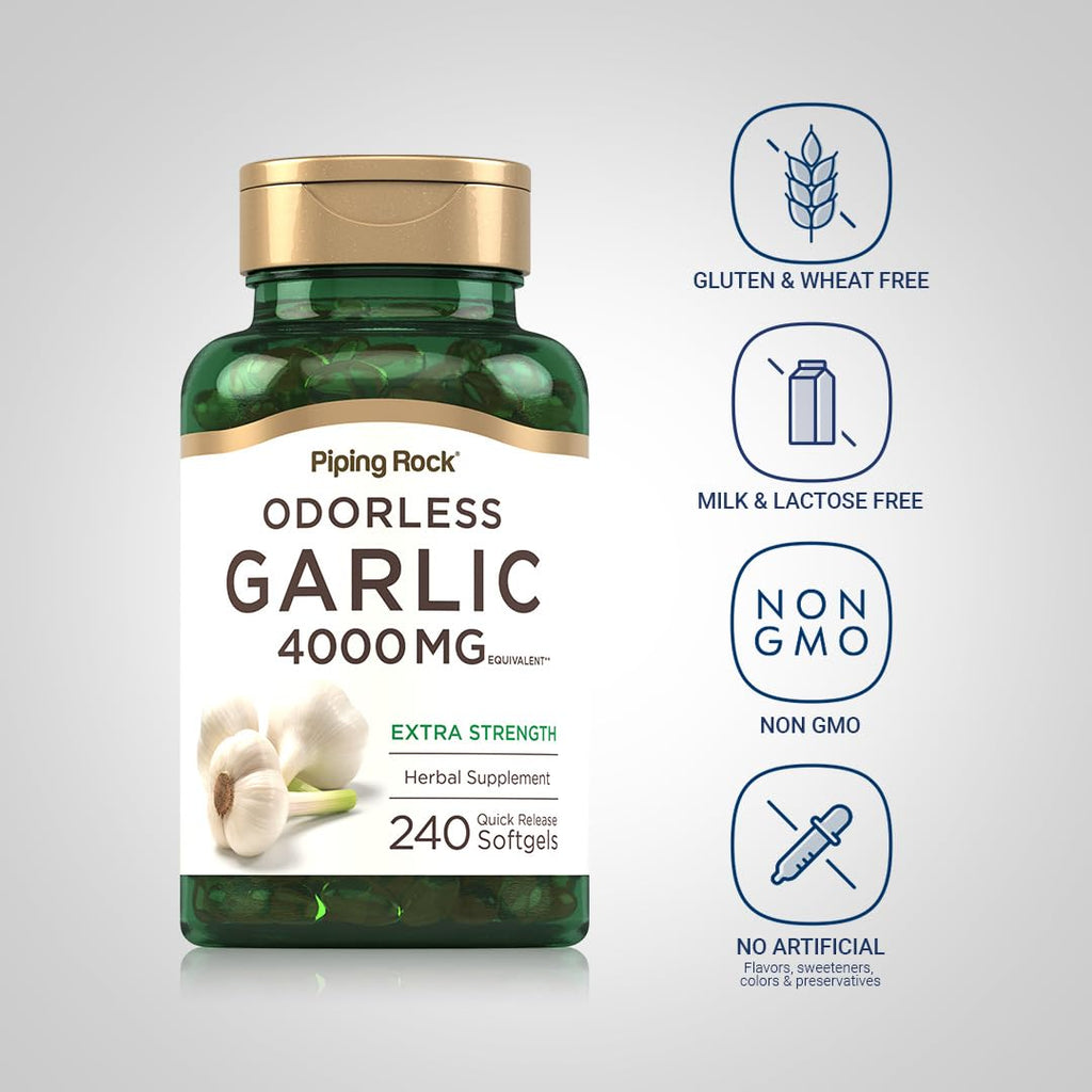 Odorless Garlic Softgels 240 Count F389006