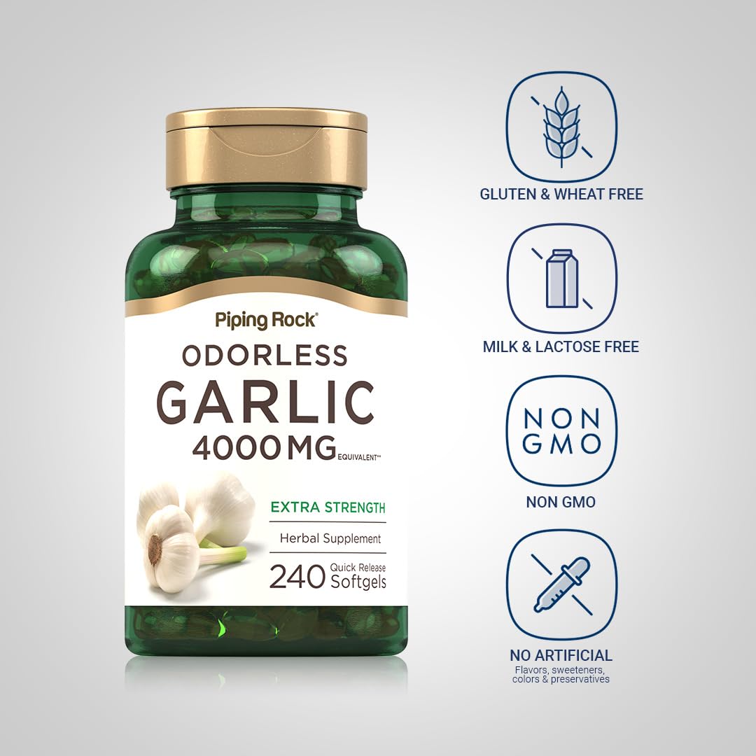 Odorless Garlic Softgels 240 Count F389006