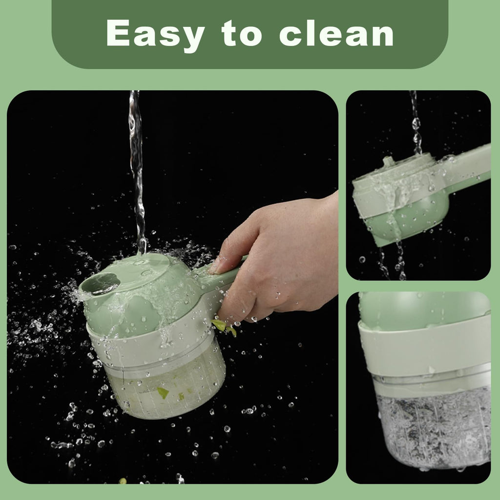 4 in 1 Portable Electric Vegetable Cutter Set A527