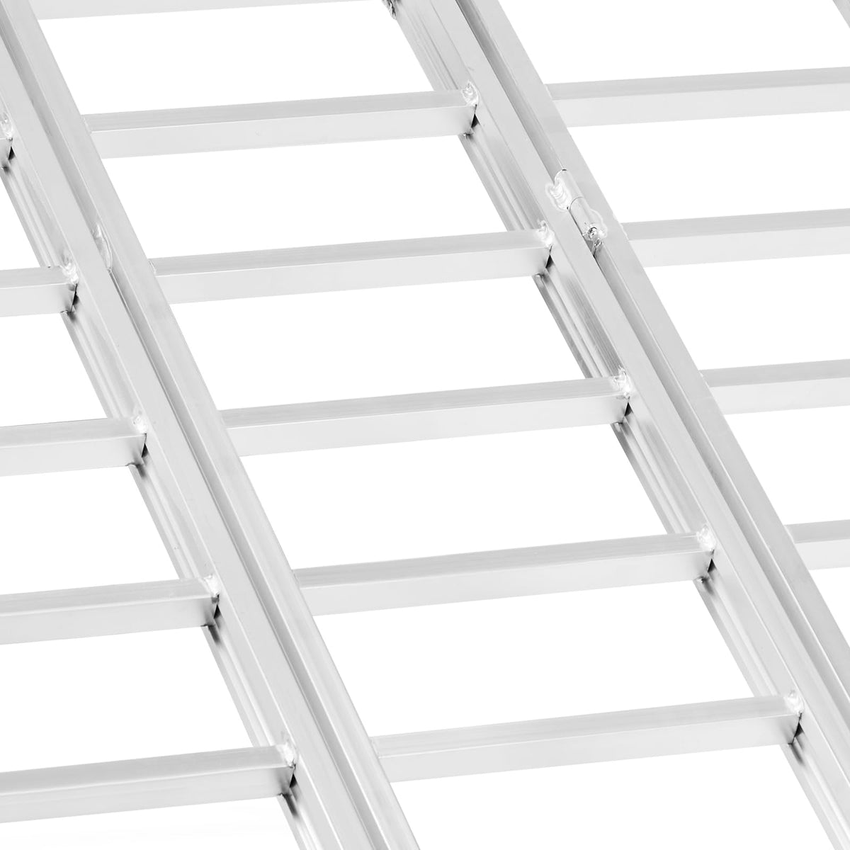 69" L x 50" W Tri-Fold Aluminum ATV Loading Ramp 1500lb Capacity Y589