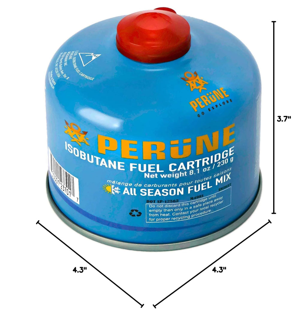 230gram 4 Pack Iso-Butane Camping Fuel Canister E64791