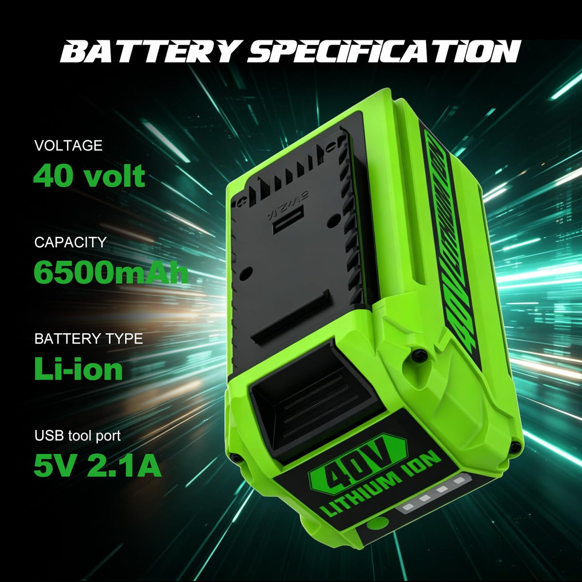 6.5Ah Lithium-Ion Replacement Battery A5686