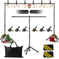 10x7.5 ft Adjustable T-Shape Backdrop Stand Kit D6174