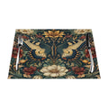 Vintage Butterfly Floral Woven Placemat 12X18 in U81206