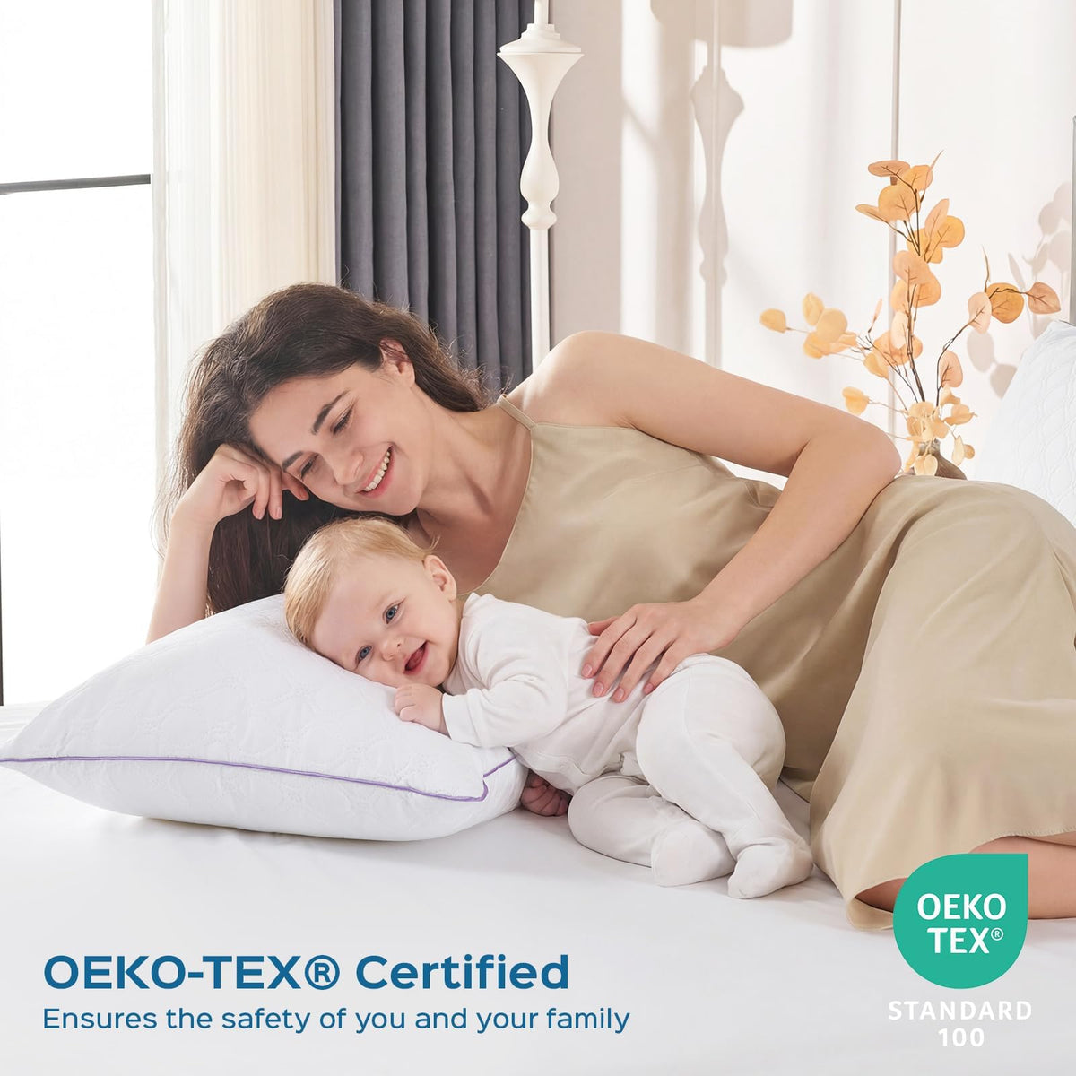 King Size Down Alternative Pillows Set of 2 H9265