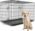 42” X-Large Heavy-Duty Dog Crate with Divider Panel O68708