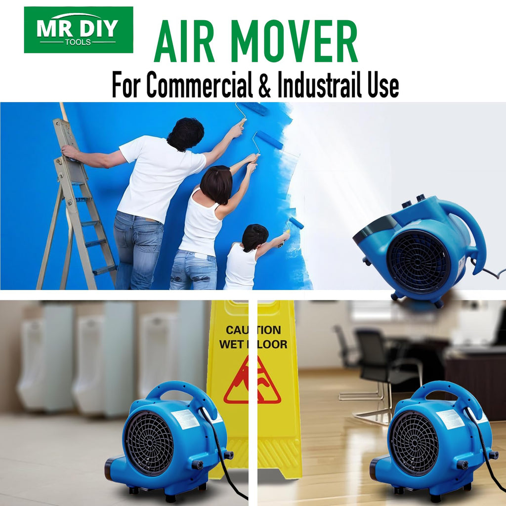 1/4 HP 1000 CFM Portable Floor Blower Fan T726