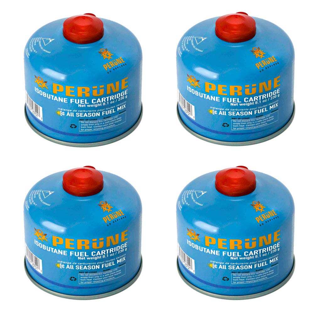 230gram 4 Pack Iso-Butane Camping Fuel Canister E64791