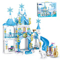 Girls Castle Building Blocks 377 Pieces Construction Toys Set M8800