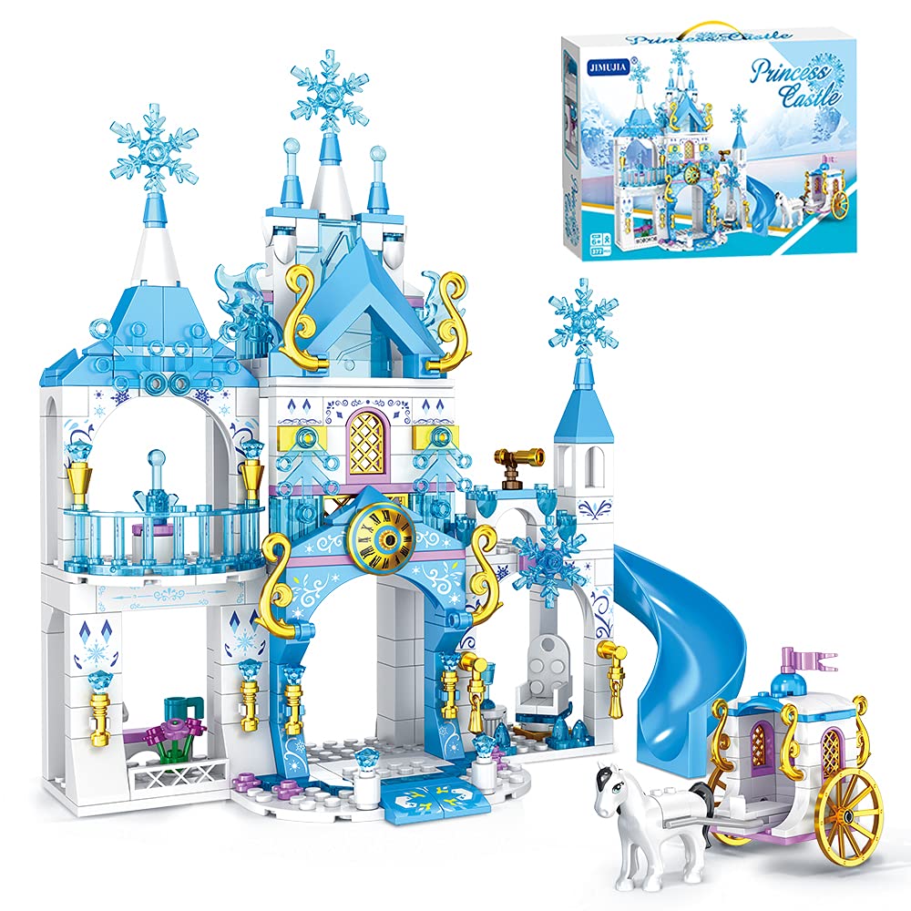 Girls Castle Building Blocks 377 Pieces Construction Toys Set M8800
