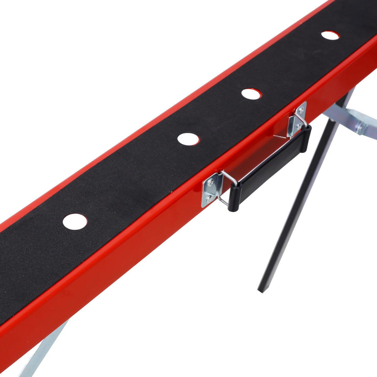 Black and Yellow Steel Folding Sawhorse Set 2-Pack D237