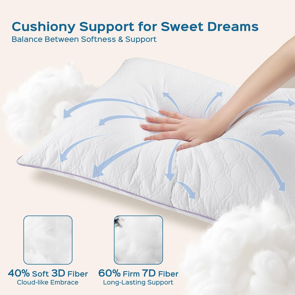 King Size Down Alternative Pillows Set of 2 H9265
