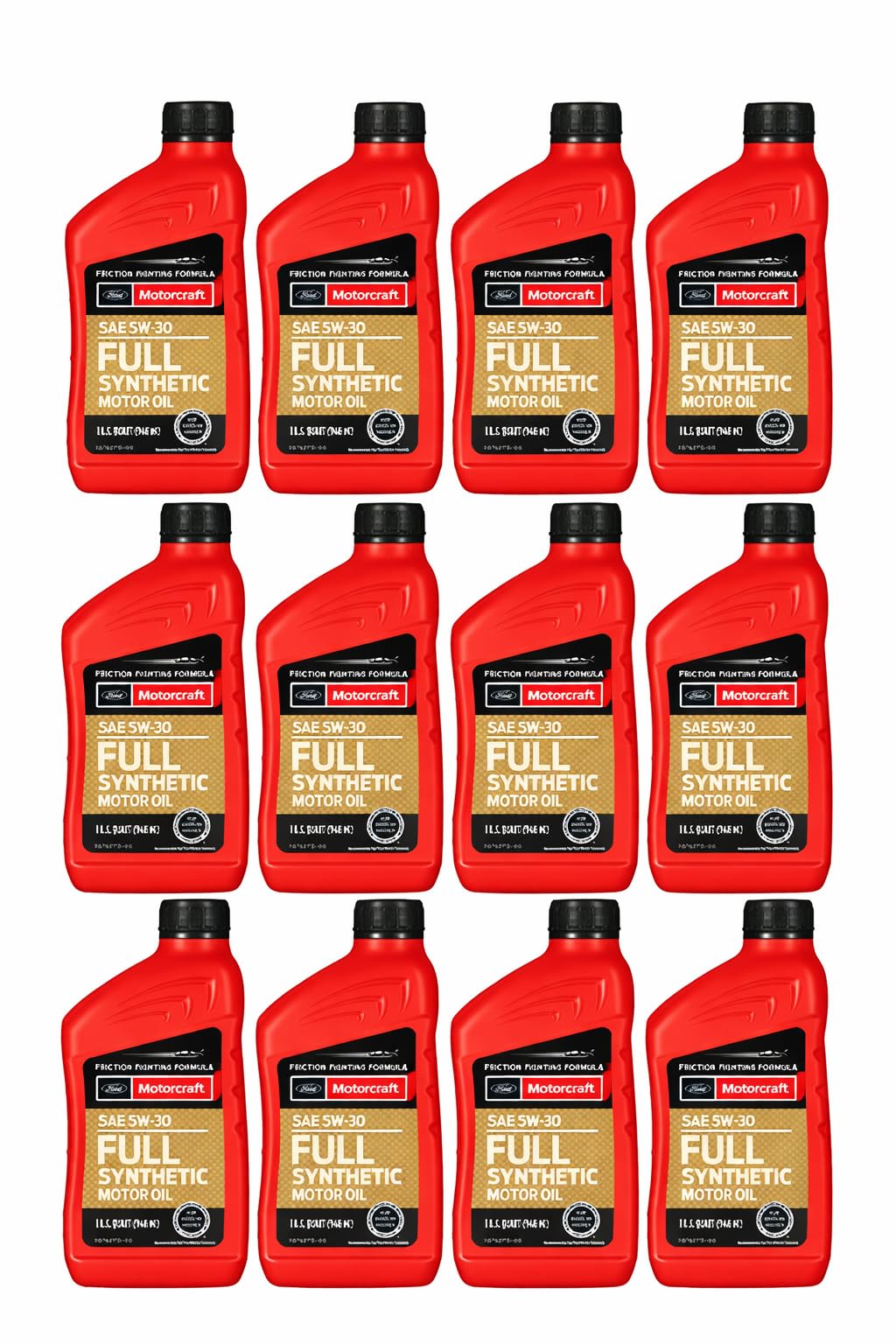 SAE 5w30 Full Synthetic Motor Oil 12 Quart Case D10572