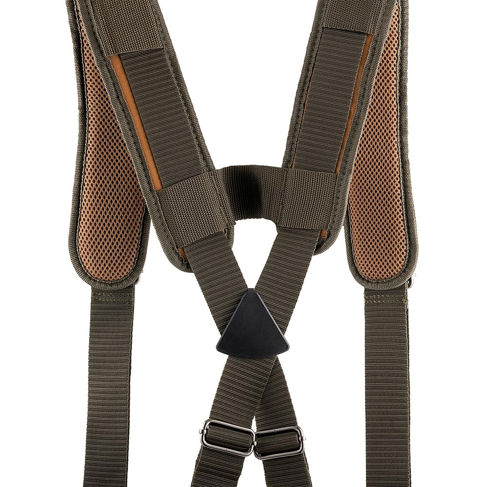 Tool Belt with Suspenders, 12 pockets, Brown, 52 Inch I95529