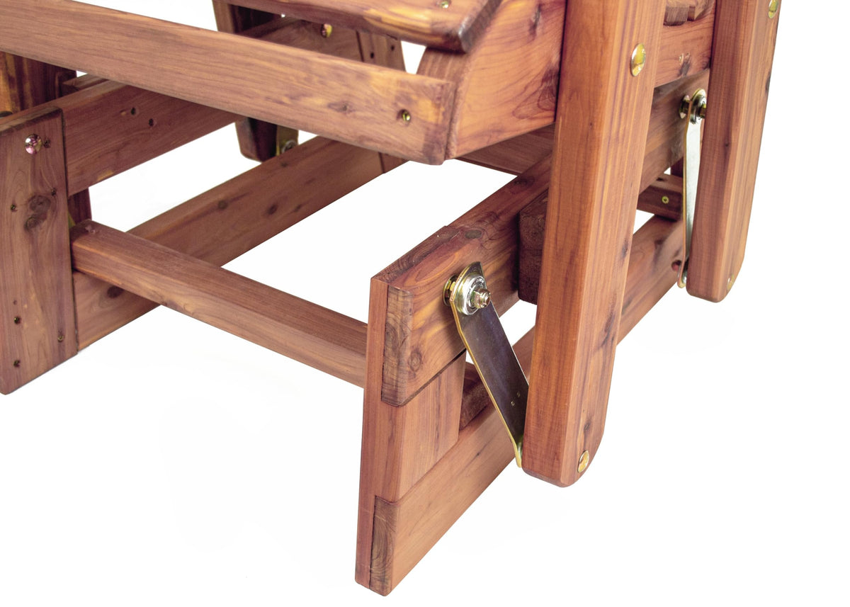 Cedar Adirondack Glider V747
