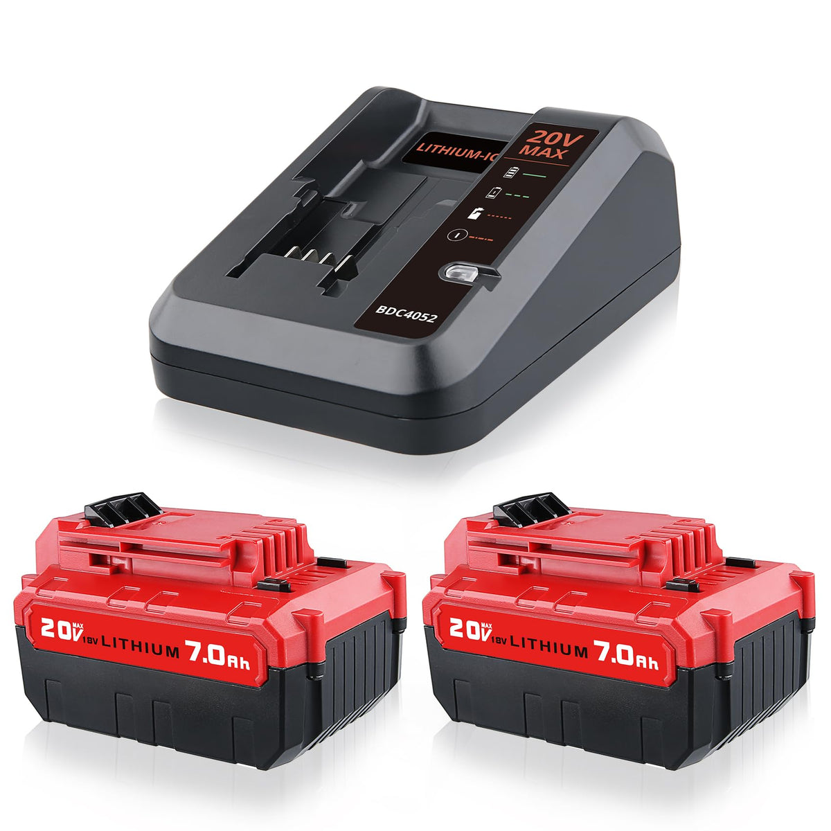 20V 7.0Ah Replacement Battery 2 Pack Q2973