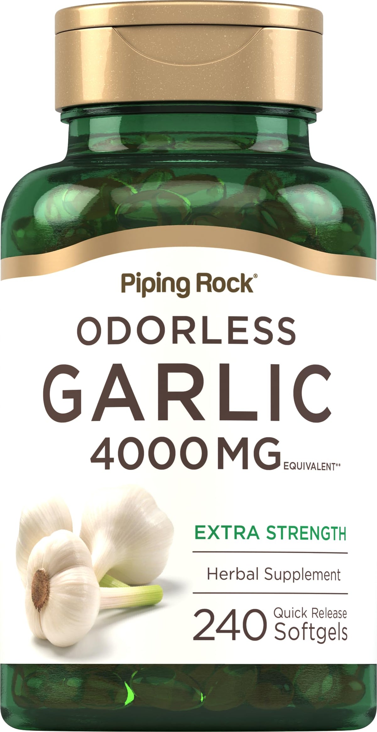 Odorless Garlic Softgels 240 Count F389006