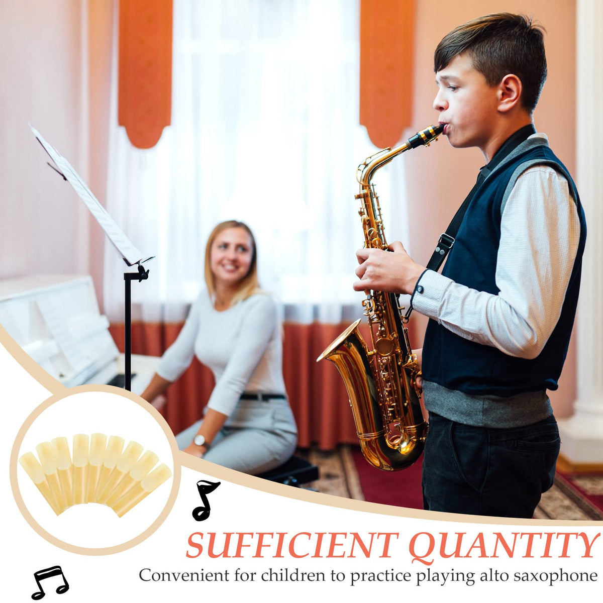 Alto Saxophone Reeds Size 2.5 Woodwind Instrument Accessories E810