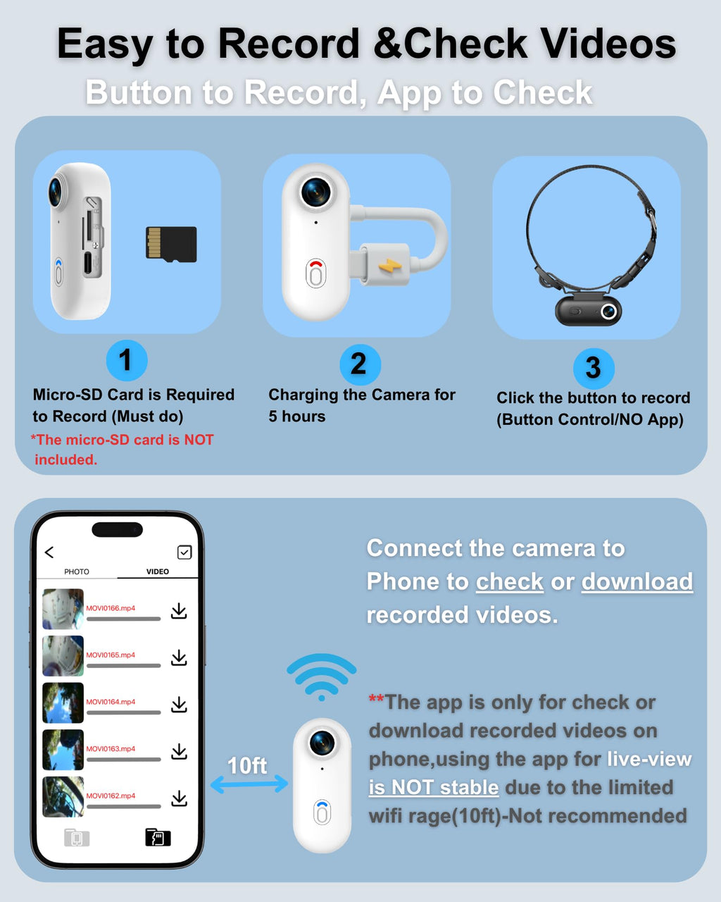 Cat Camera Collar with APP I615656