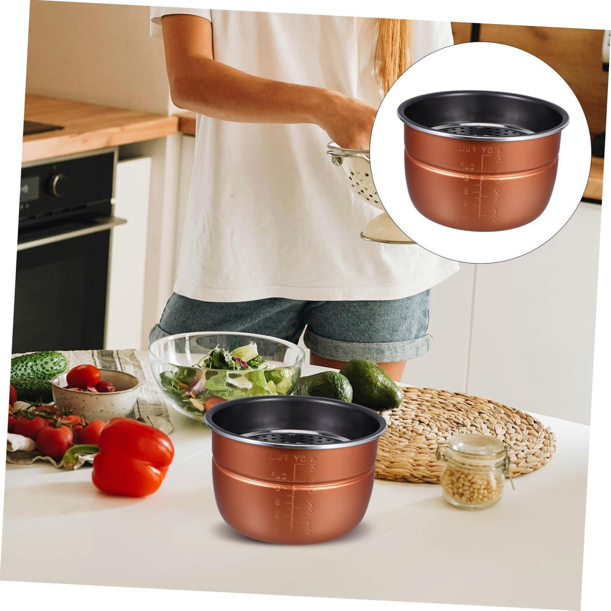Aluminum Alloy Rice Cooker Inner Pot X361