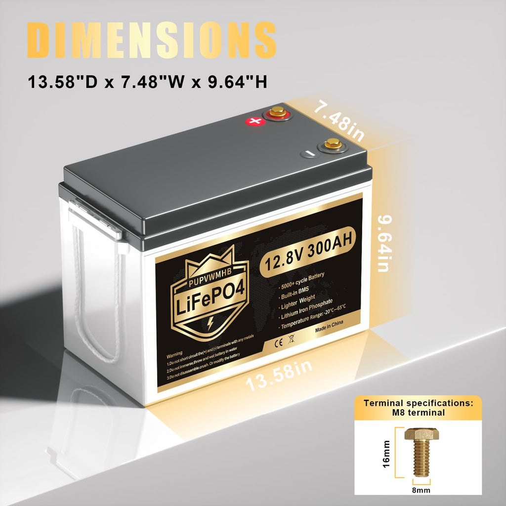 12V 300Ah Lithium LiFePO4 Battery Y742708