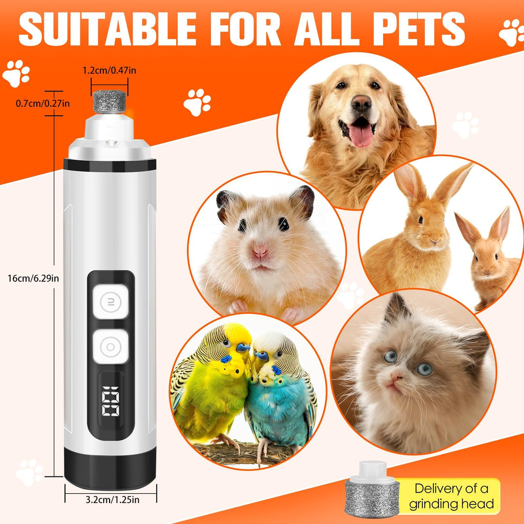 Ultra Quiet Electric Pet Nail Clippers with LED Lights U9874