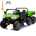 24V Kids Ride On Truck with Electric Dump Bed Q607148