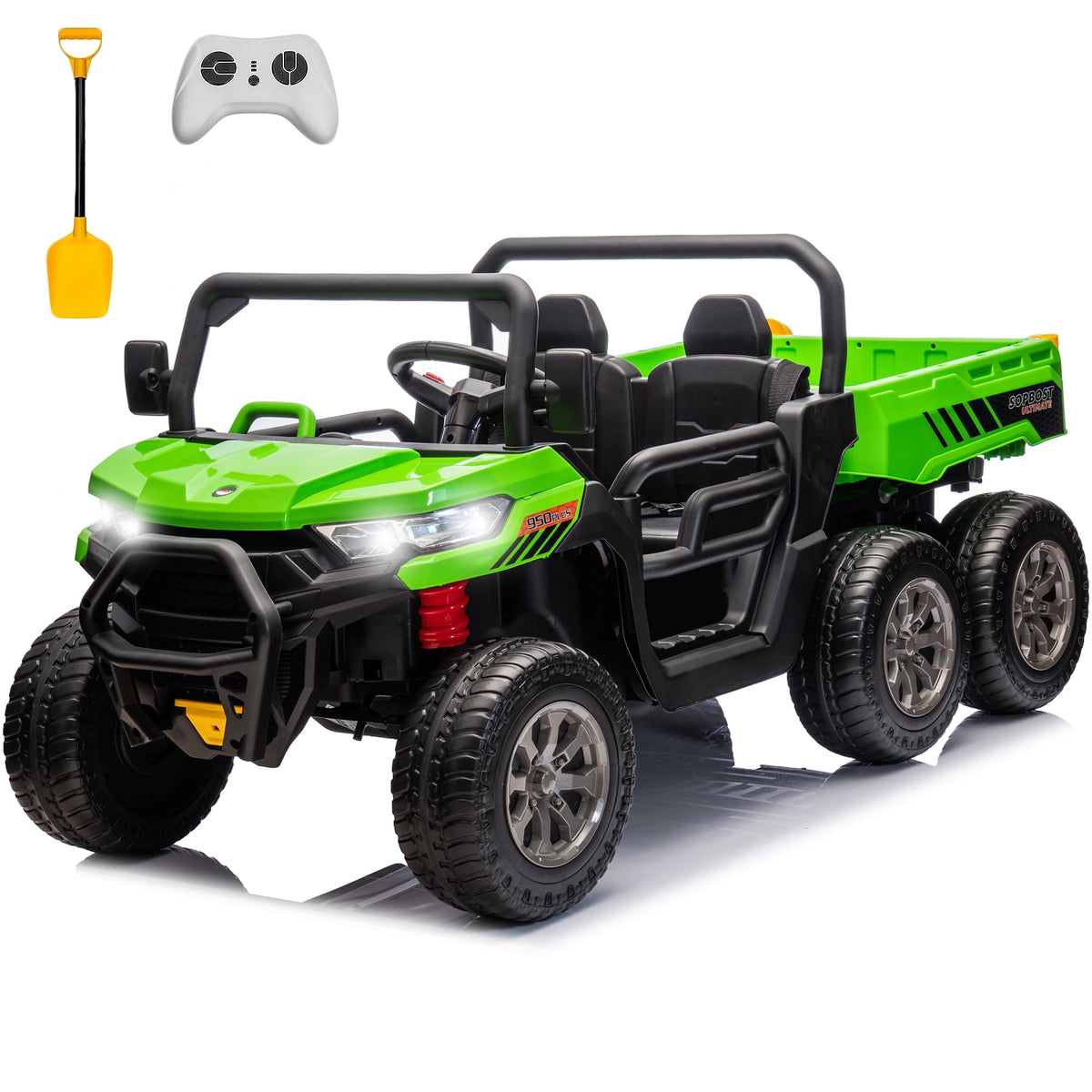 24V Kids Ride On Truck with Electric Dump Bed Q607148
