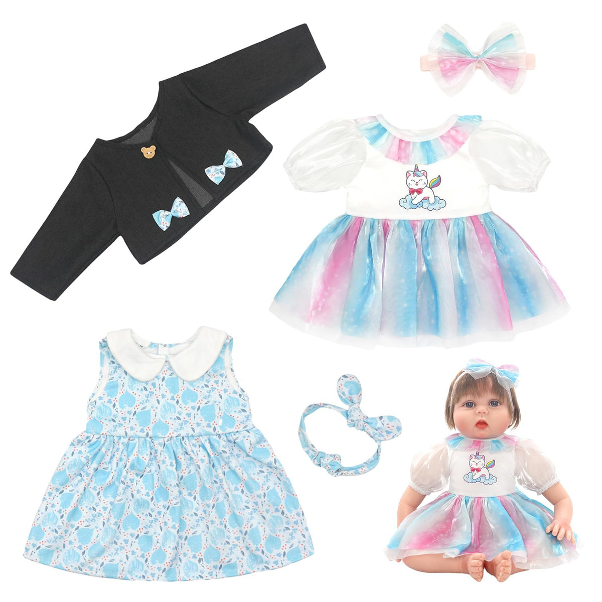 2 Sets Doll Clothes for 20-22 Inch Dolls R43936
