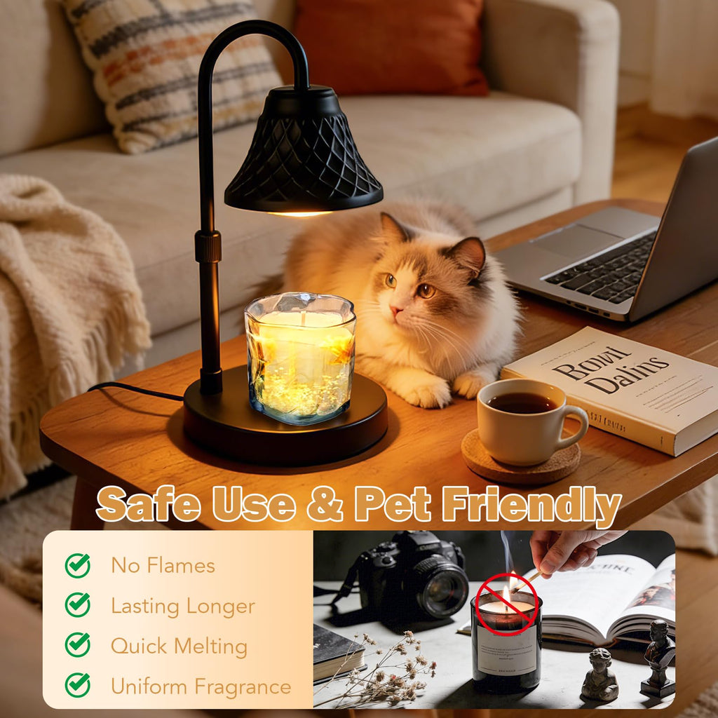 Adjustable Candle Warmer Lamp with Timer D61026